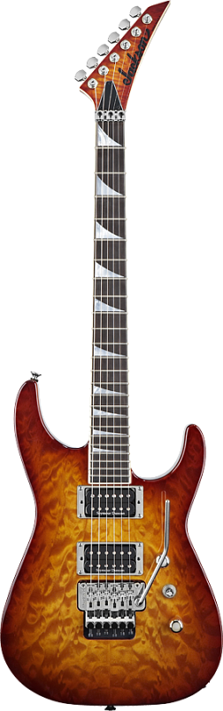 Фото Электрогитара JACKSON USA SL2H-MAHQ Soloist Burnt Cherry Sunburst