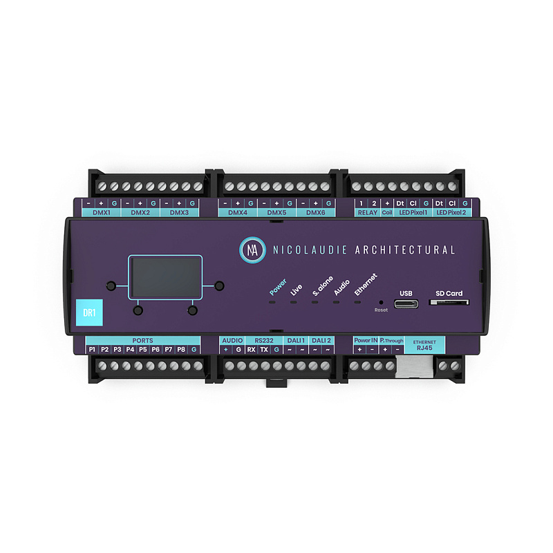 Фото DMX-интерфейс NICOLAUDIE ARCHITECTURAL DINA-DR1