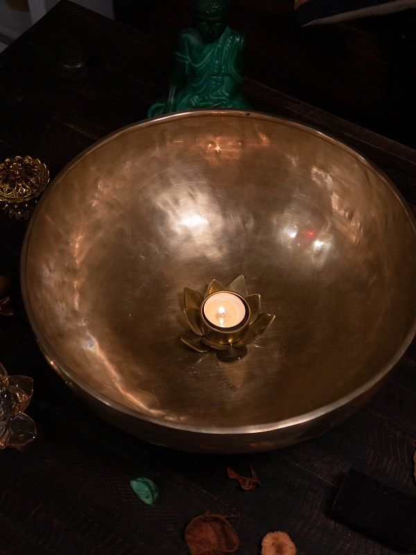 Фото Поющая чаша кованая Plain - SBBT Светлая 34