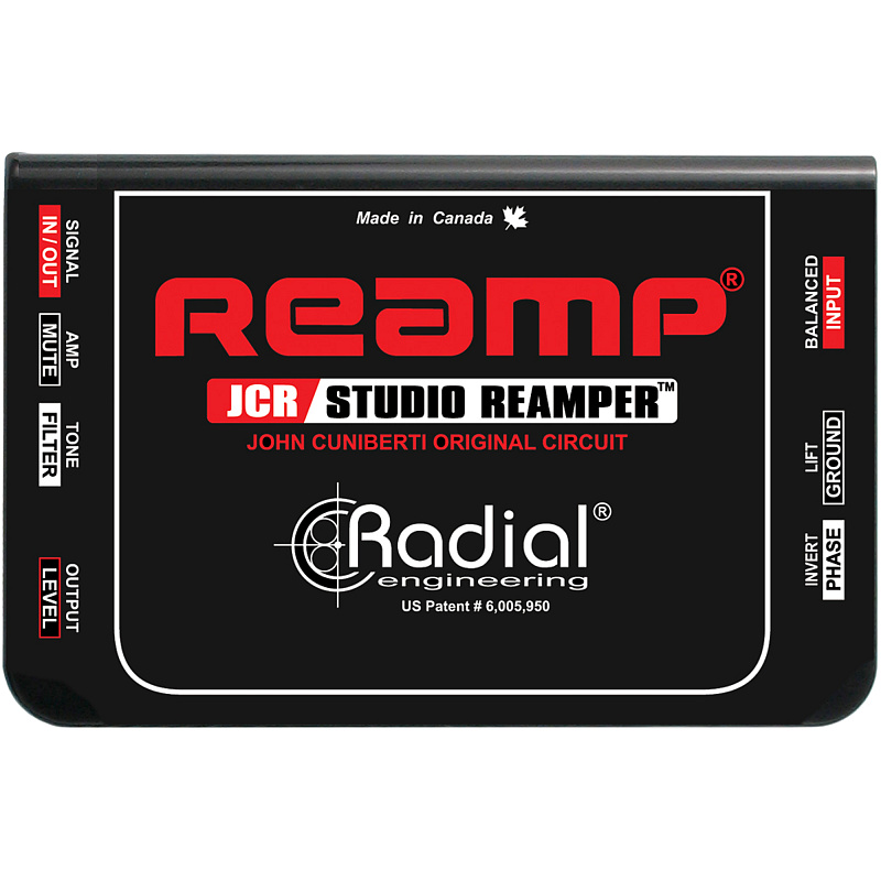 Фото Radial Reamp JCR  Конвертер линейного сигнала 