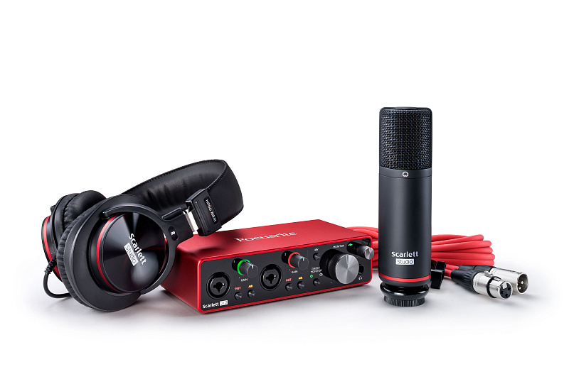 Фото Студийный комплект FOCUSRITE Scarlett 2i2 Studio 3rd Gen