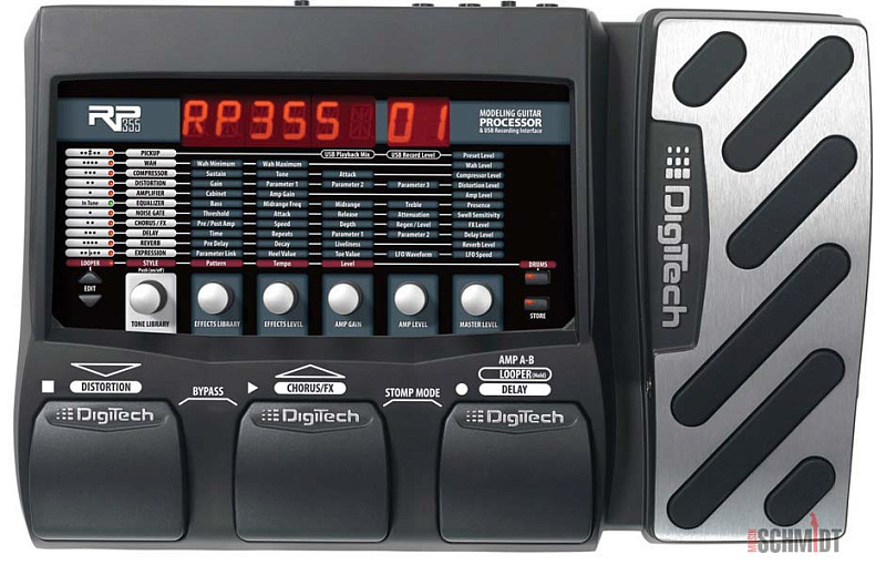 Фото DIGITECH RP355 гитарный процессор