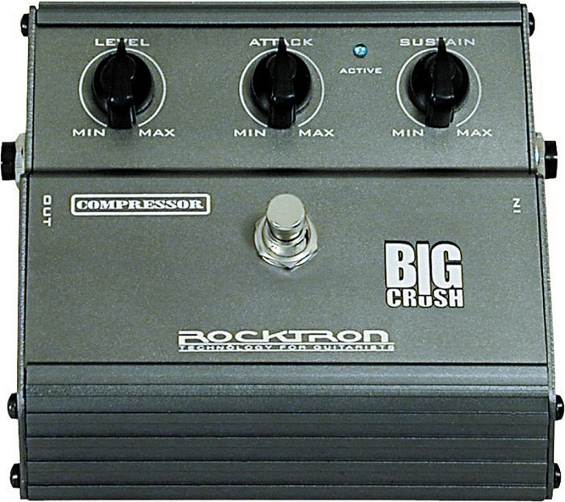 Фото ROCKTRON BIG CRUSH гит-бас педаль эффектов КОМПРЕССОР