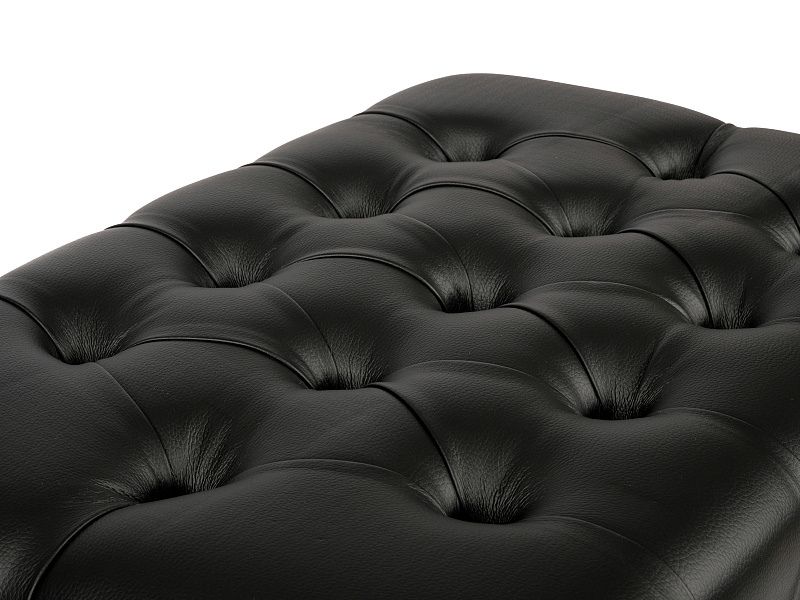 Фото HY-PJ031 Банкетка, черная, искусственная кожа, Rin