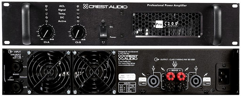 Фото Усилитель мощности Crest Audio Pro 5200
