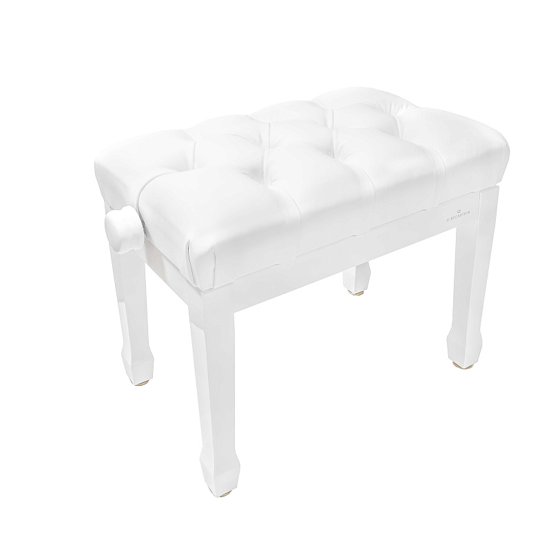 Фото Банкетка концертная для рояля C. Bechstein Small Concert белая