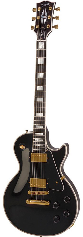 Фото Электрогитара GIBSON CUSTOM SHOP LES PAUL EBONY/GH