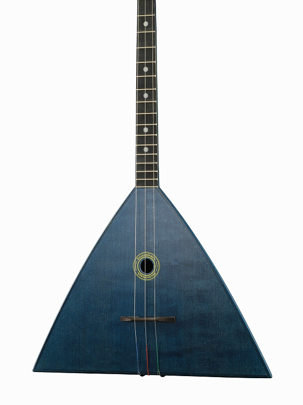 Фото 3S-BL Синий Ландыш Балалайка компактная трёхструнная, синяя, БалалайкерЪ