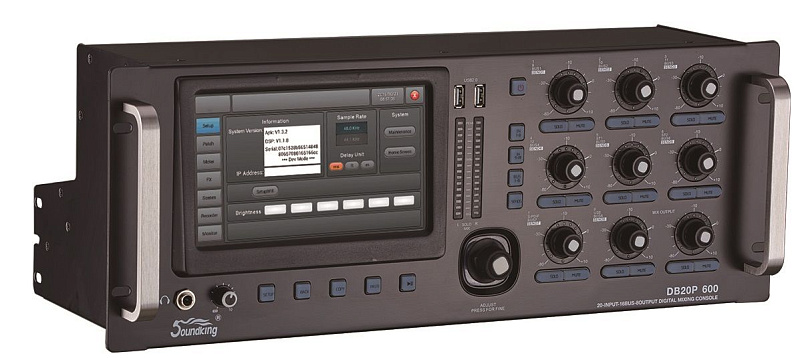 Фото  Микшерный пульт с усилителем Soundking DB20P-600