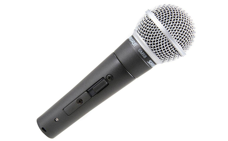 Фото SHURE SM58S динамический кардиоидный вокальный микрофон (с выключателем)