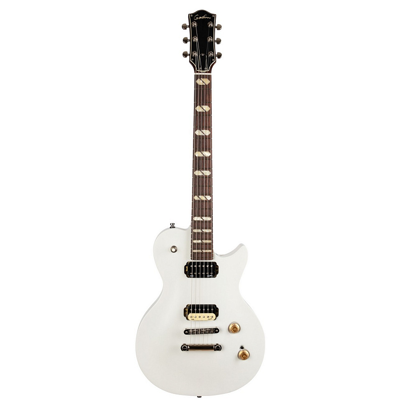 Фото Электогитара Godin Summit Classic HT Trans White, LesPaul, цвет белый