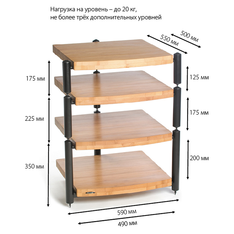 Фото Подставки для аудио-видео аппаратуры Atacama Audio Eris ECO 5.0