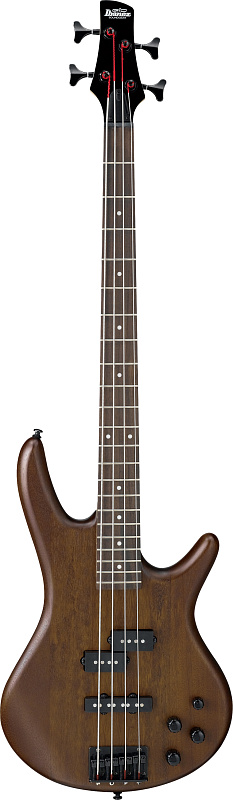 Фото IBANEZ GIO GSR200B-WNF WALNUT FLAT бас-гитара, цвет ореховый матовый