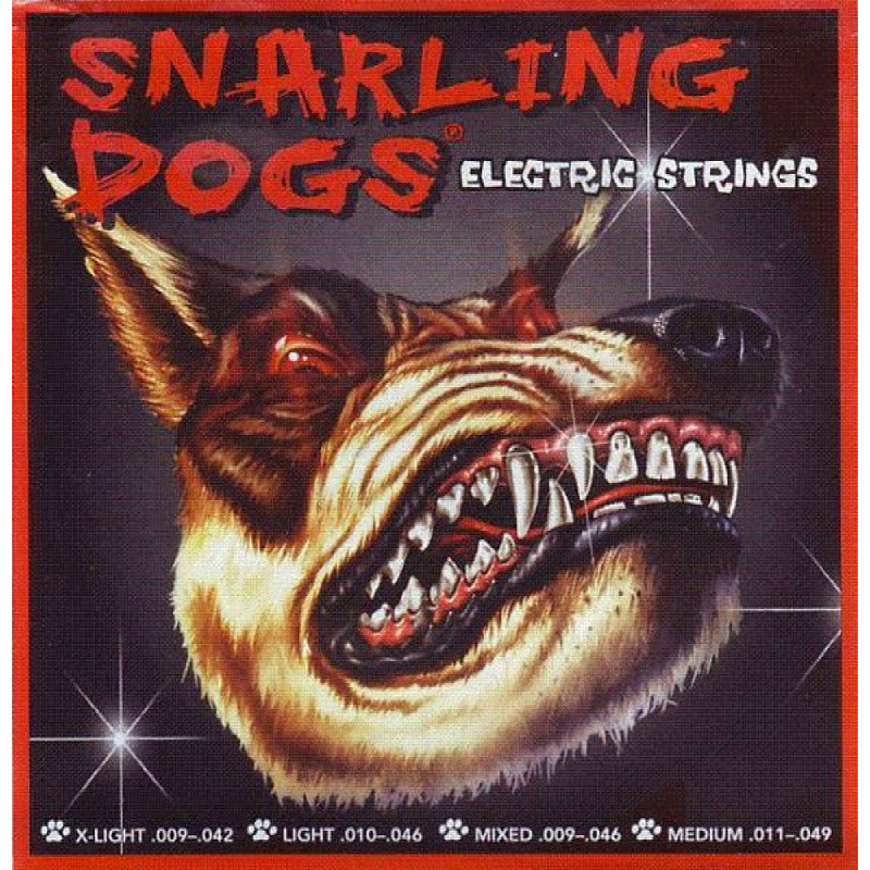 Фото Струны для электрогитары D'Andrea SDN-11EB Snarling Dogs 11-49