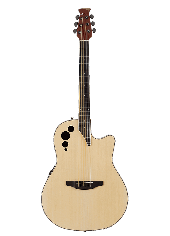 Фото Гитара электроакустическая APPLAUSE AE44II-4S Elite Mid Cutaway Natural Satin