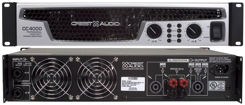 Фото Усилитель мощности Crest Audio СС4000
