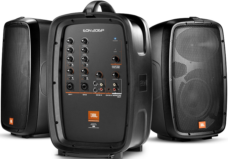 Фото Комплект акустики JBL EON206P