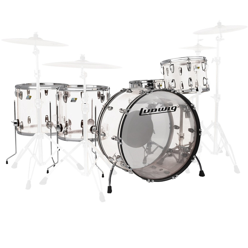 Фото Набор барабанов Ludwig L8264LX38 Vistalite Zep Set 