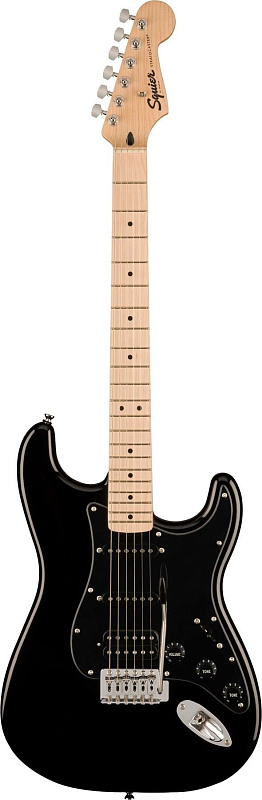 Фото Электрогитара FENDER SQUIER SONIC STRAT HSS MN Black