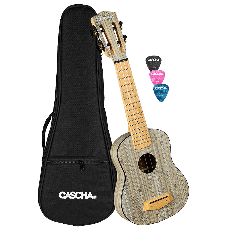 Фото Укулеле сопрано Cascha HH-2315 Bamboo Series Graphite