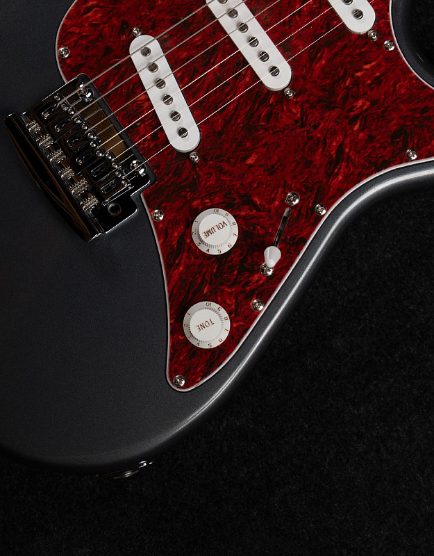 Фото Электрогитара STERLING Cutlass SSS Charcoal Frost