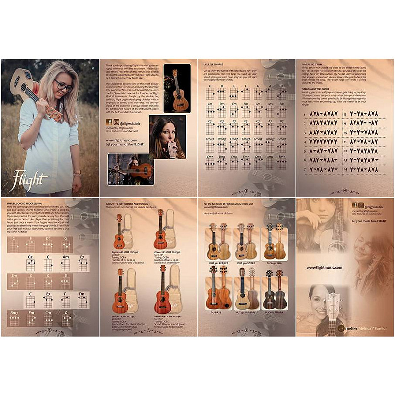 Фото Укулеле сопрано FLIGHT NUS310 BLACKBIRD