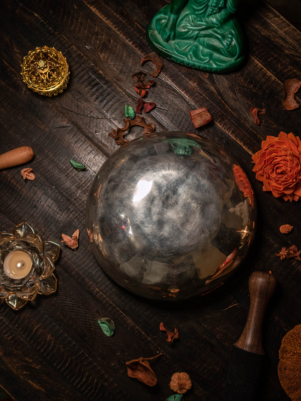 Фото Поющая чаша кованая  Sun/Moon SB-SUN 1,66