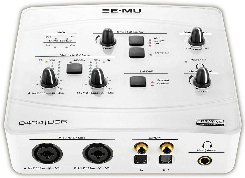 Фото Creative Professional E-Mu 0404 USB White