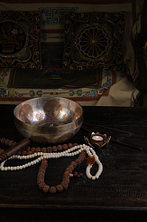 Кованная поющая чаша Sun Full Carving SBSUN-FC