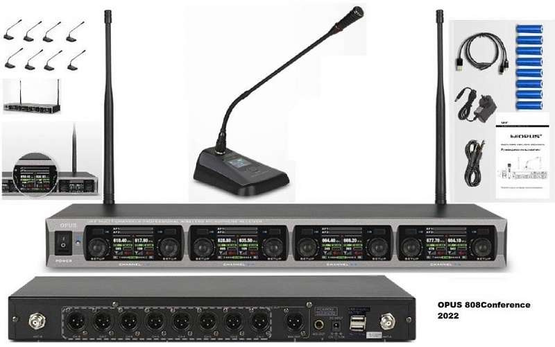 Фото Многоканальная радиосистема OPUS 808Conference 2022